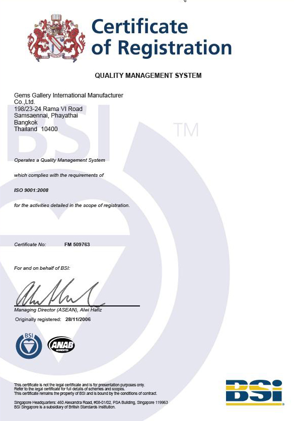 Сертификат качества ISO 9002 и ISO 9001:2008